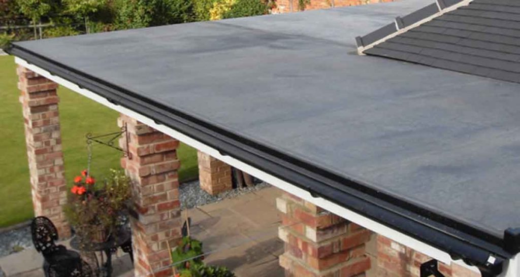 EPDM rubber flat roofing material